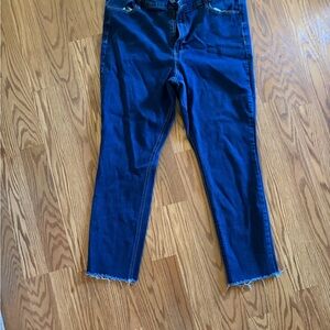 Old Navy High-Rise Dark Blue  Staight Leg Women’s Jeans